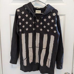 Denim & Supply Women's Flag Zip Hoodie - Size M